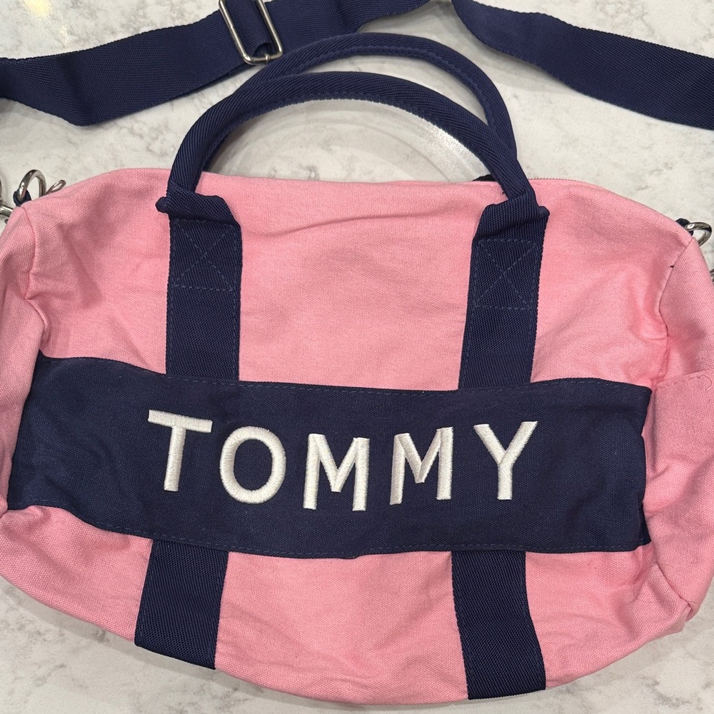 Pink and Blue Women's Bag (small)